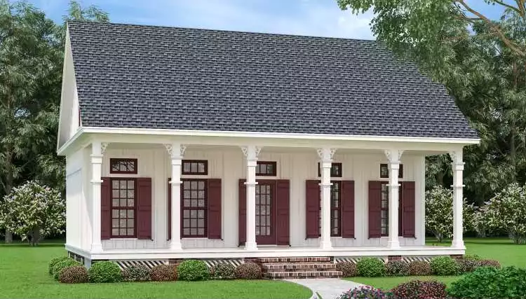 image of affordable country house plan 7808